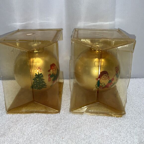 Christmas Ornament Vintage Austria Made for Bronner Elf with Tree and Candle - Picture 12 of 13